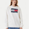 Tommy Jeans Суитшърт Floral Flag DW0DW20933 Бял Relaxed Fit за Жени цена