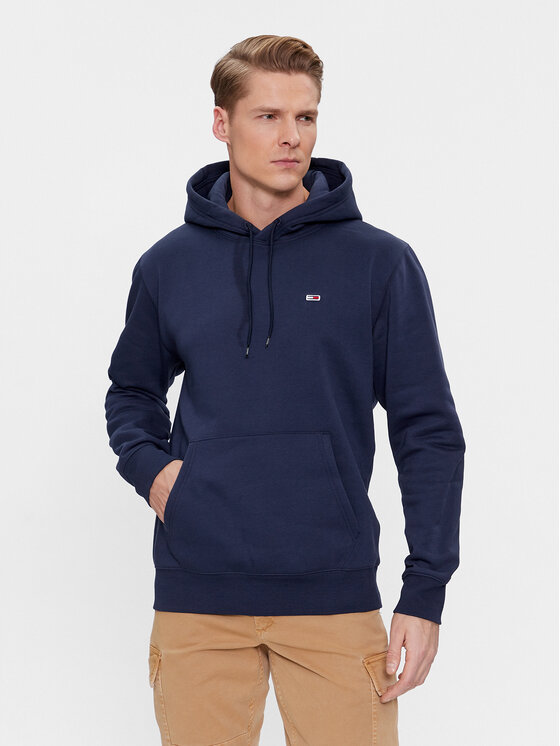 Tommy Jeans Суитшърт Regular Fleece DM0DM09593 Тъмносин Regular Fit за Мъже цена