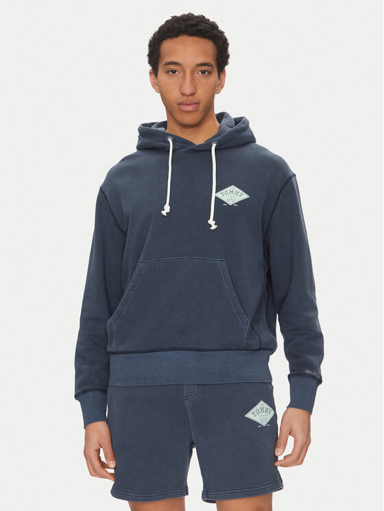 Tommy Jeans Суитшърт Varsity DM0DM20840 Тъмносин Relaxed Fit за Мъже цена