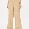 Tommy Jeans Текстилни панталони Claire DW0DW17314 Бежов Wide Leg за Жени цена
