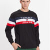 Tommy Jeans Тениска с дълъг ръкав Colorblock DM0DM16834 Черен Relaxed Fit за Мъже цена