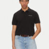 Tommy Jeans Тениска с яка и копчета Linear DM0DM20914 Черен Regular Fit за Мъже цена