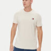 Tommy Jeans Тишърт Badge DM0DM20322 Бежов Regular Fit за Мъже цена