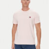 Tommy Jeans Тишърт Badge DM0DM20322 Розов Regular Fit за Мъже цена