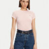 Tommy Jeans Тишърт DW0DW20459 Розов Slim Fit за Жени цена