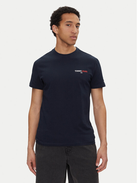 Tommy Jeans Тишърт Dna Graphic DM0DM20815 Тъмносин Regular Fit за Мъже цена