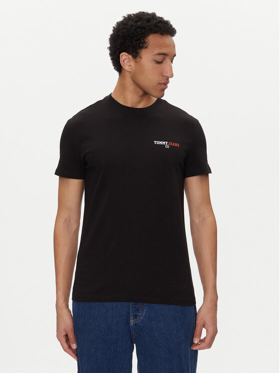 Tommy Jeans Тишърт Dna Graphic DM0DM20815 Черен Regular Fit за Мъже цена