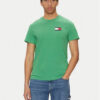 Tommy Jeans Тишърт Essential DM0DM20740 Зелен Slim Fit за Мъже цена