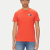 Tommy Jeans Тишърт Essential DM0DM20740 Оранжев Slim Fit за Мъже цена
