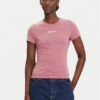 Tommy Jeans Тишърт Essential DW0DW20913 Розов Slim Fit за Жени цена