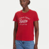 Tommy Jeans Тишърт Essential DW0DW21404 Червен Regular Fit за Жени цена