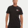 Tommy Jeans Тишърт Essential Flag DM0DM20740 Черен Slim Fit за Мъже цена