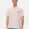Tommy Jeans Тишърт Faded Graphic DM0DM20768 Розов Relaxed Fit за Мъже цена