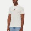 Tommy Jeans Тишърт Flag Linear DM0DM21911 Бял Regular Fit за Мъже цена