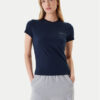 Tommy Jeans Тишърт Linear DW0DW21164 Тъмносин Slim Fit за Жени цена