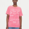Tommy Jeans Тишърт Multi Brand DW0DW20923 Розов Relaxed Fit за Жени цена