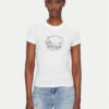 Tommy Jeans Тишърт Romance DW0DW21342 Екрю Slim Fit за Жени цена