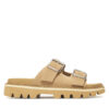 Tommy Jeans Чехли Tjw Double Strap Sandal Suede EN0EN02797 Кафяв за Жени цена