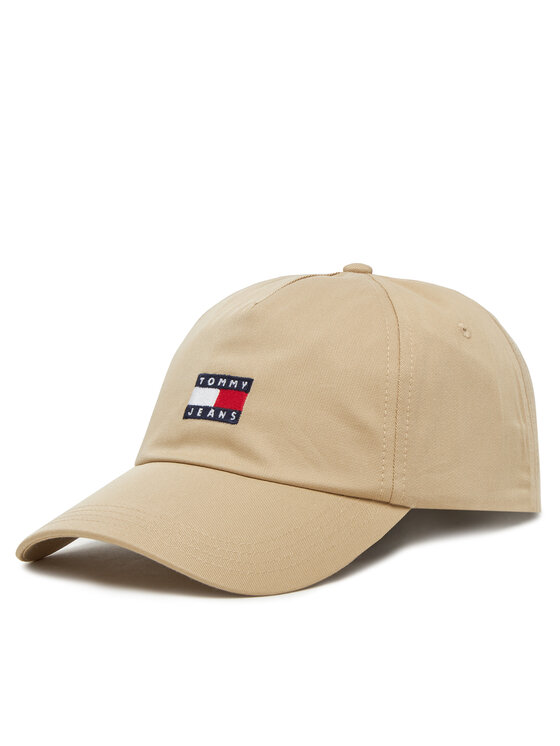 Tommy Jeans Шапка с козирка Heritage Core Cap AM0AM12933 Бежов за Мъже цена