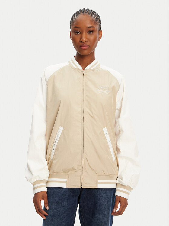 Tommy Jeans Яке бомбър Souvenir DW0DW21432 Бежов за Жени цена