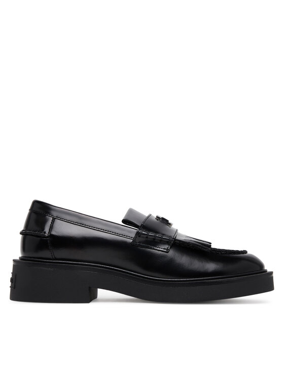 Tommy Jeans лоуфъри с дебела подметка Tjw Fringes Loafer EN0EN02790 Черен за Жени цена