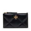 Tory Burch Голям дамски портфейл 158629 Черен за Жени цена
