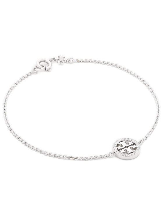 Tory Burch Гривна Miller Pave Chain Bracelet Tory 80997 Сребрист за Жени цена