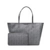 Tory Burch Дамска чанта Basketweave Tote 145634 Сив за Жени цена