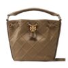 Tory Burch Дамска чанта Fleming Soft Bucket Bag 142565 Кафяв за Жени цена