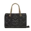 Tory Burch Дамска чанта Fleming Soft Mini Chain Tote 152334 Черен за Жени цена
