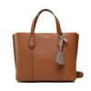 Tory Burch Дамска чанта Perry Small Triple-Compartment Tote 81928 Кафяв за Жени цена