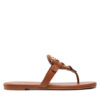 Tory Burch Джапанки Miller 136593 Кафяв за Жени цена
