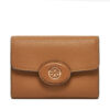 Tory Burch Малък дамски портфейл 165002 Кафяв за Жени цена