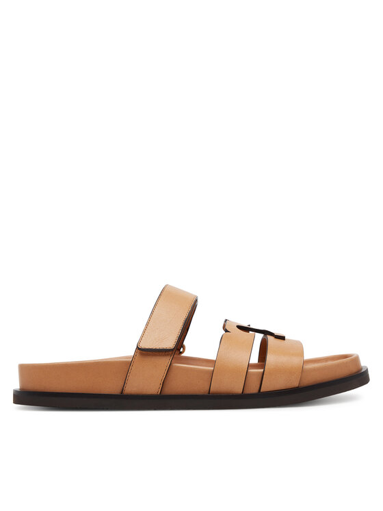 Tory Burch Чехли Ines Sport 168791 Кафяв за Жени цена