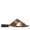 Tory Burch Чехли Miller 162574 Кафяв за Жени цена