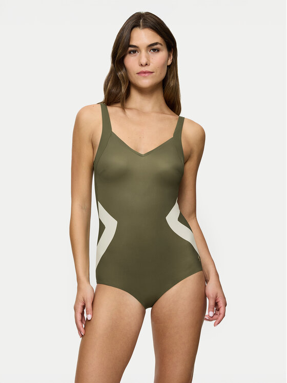 Triumph Бански костюм Summer Allure 10214522 Зелен за Жени цена