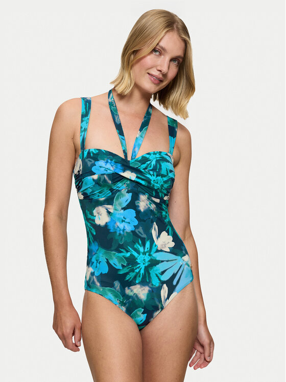 Triumph Бански костюм Summer Fleur 10222315 Син за Жени цена