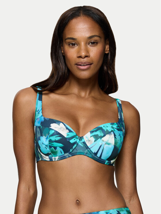 Triumph Горнище на бански Summer Fleur 10222301 Син за Жени цена