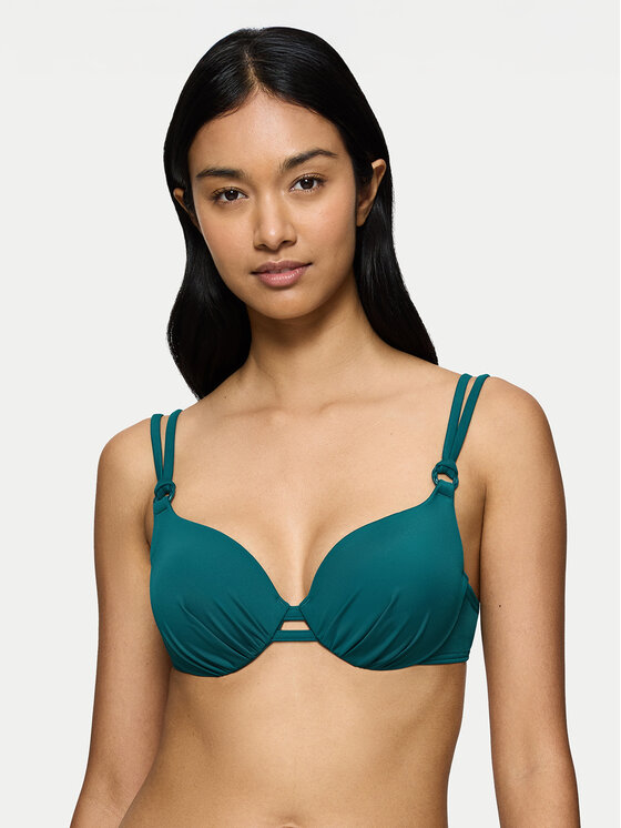 Triumph Горнище на бански Summer Mix&Match 10214519 Зелен за Жени цена