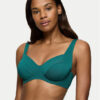 Triumph Горнище на бански Summer Mix&Match 10214534 Зелен за Жени цена