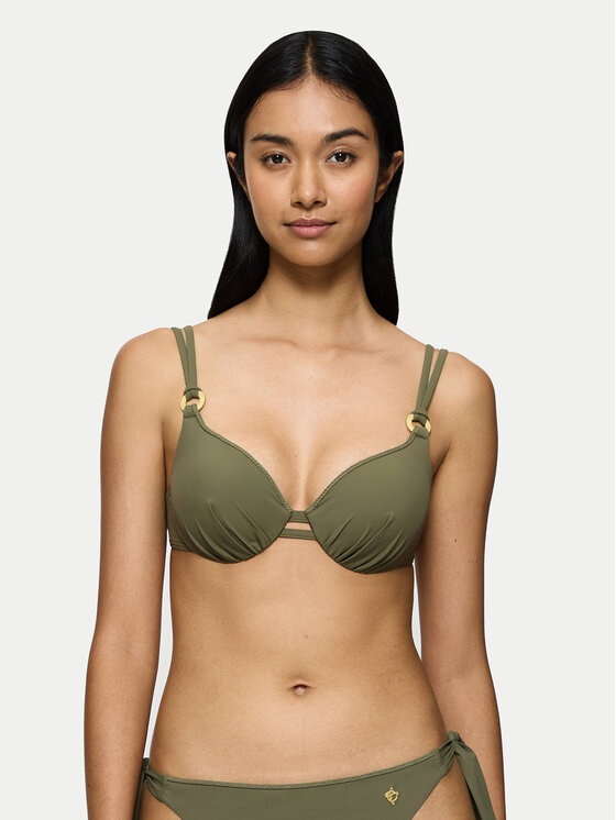 Triumph Горнище на бански Summer Twist 10222228 Зелен за Жени цена