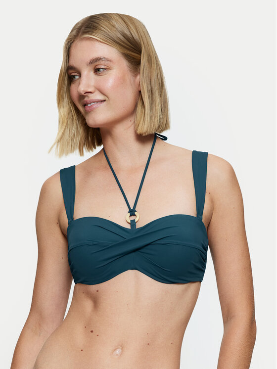 Triumph Горнище на бански Summer Twist 10222253 Тъмносин за Жени цена