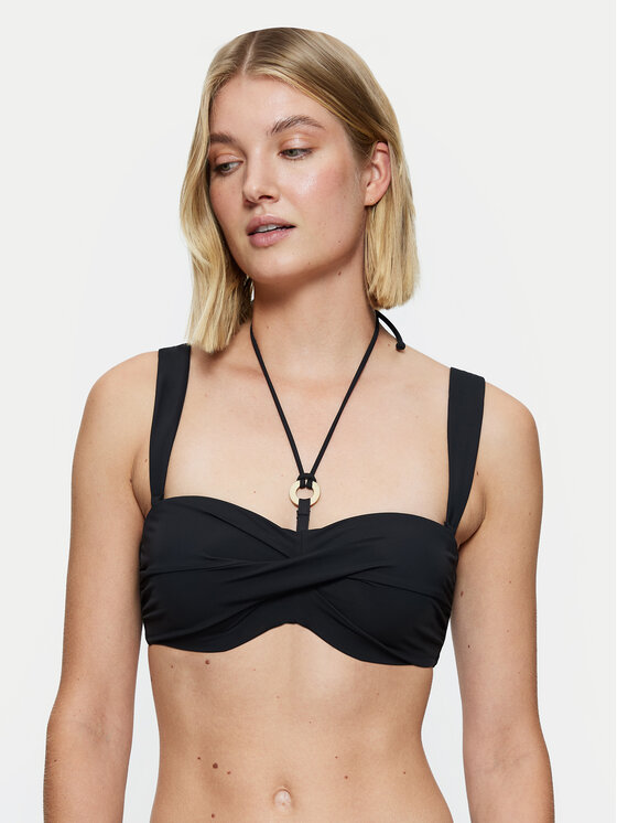 Triumph Горнище на бански Summer Twist 10222253 Черен за Жени цена