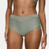 Triumph Класически бикини с висока талия True Shape Sensation 10218231 Зелен за Жени цена