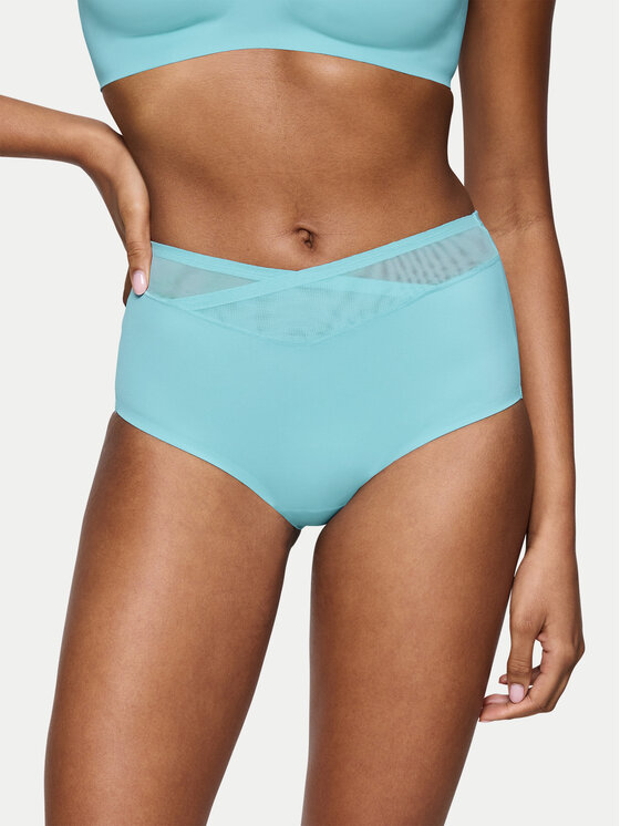 Triumph Класически бикини с висока талия True Shape Sensation 10218231 Син за Жени цена