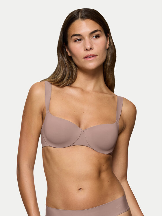 Triumph Сутиен балконет Make-Up Illusion 10217849 Кафяв за Жени цена