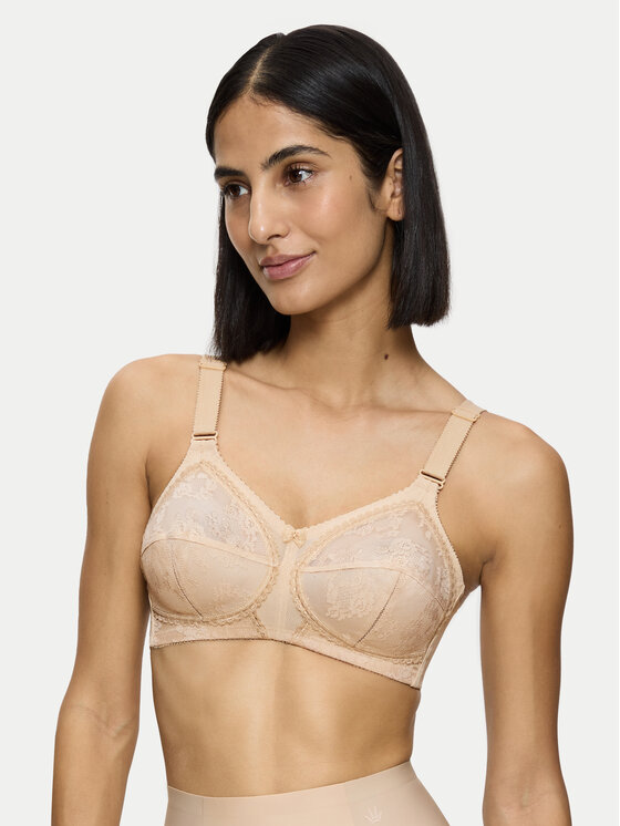 Triumph Сутиен без банели Doreen 10166213 Бежов за Жени цена