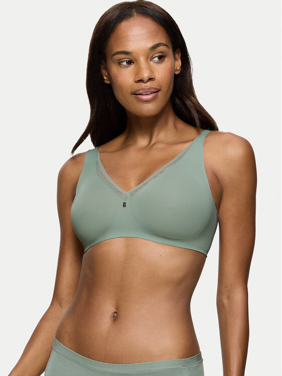 Triumph Сутиен без банели True Shape Sensation 10218244 Зелен за Жени цена