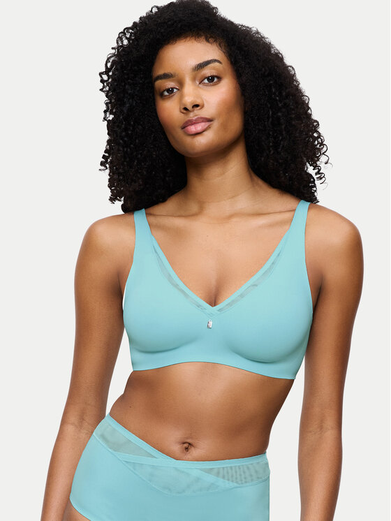 Triumph Сутиен без банели True Shape Sensation 10218244 Син за Жени цена