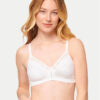 Triumph Сутиен бралет Cotton Beauty 10094814 Бял за Жени цена